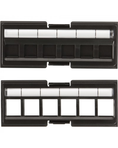 Вставка под кейстоны в модульную панель, неэкранированная, 6 портов, со шторками LANMASTER LAN-FRM-IN-6SK-UXX в Березниках Коммутационные изделия Pintop.ru