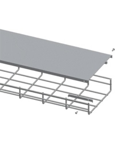 Крышка для лотка шириной 300мм, 1м. LANMASTER LAN-MT-AB300-EZ в Березниках Аксессуары для лотков Pintop.ru