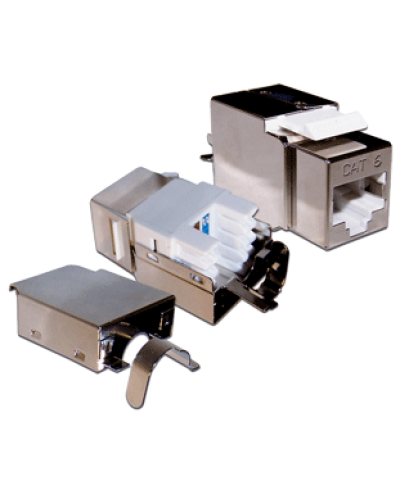 Вставка Keystone RJ-45, категория 6, экранированная, 180 градусов LANMASTER (LAN-OK45S6/180) в Березниках Коммутационные изделия Pintop.ru