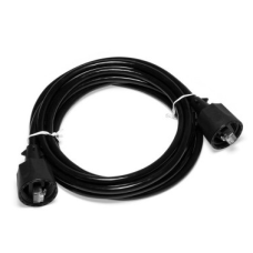 Патч-корд индустриальный RJ45 - RJ45, 4 пары, FTP, категория 5е, 1 м, черный LANMASTER LAN-S45-45-1.0-WP