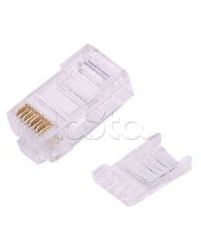 Штекер RJ45 (8P8C) CAT6 со вставкой LAZSO APJ15 в Березниках Коннекторы Pintop.ru