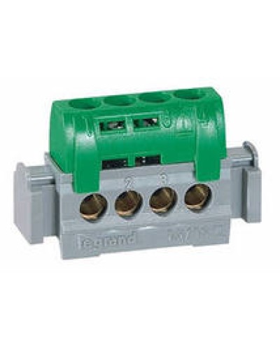 Клеммник зеленый 4х1.5-16 мм2 LEGRAND 004830 в Березниках Клеммные колодки Pintop.ru