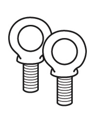 Комплект подъемных колец Legrand 020482 в Березниках Аксессуары для стоек и шкафов Pintop.ru