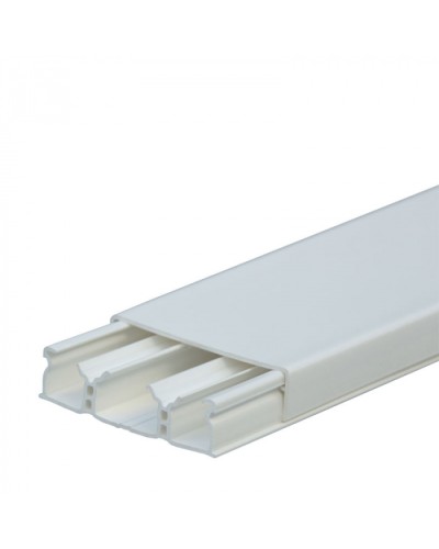 Мини-плинтус DLPlus 60x16 - 3 секции - длина 2,10 м - белый Legrand 030026 в Березниках Кабель-канал Pintop.ru