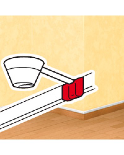 Ответвление Т-образное с перегородкой в 3 плоск. для мини-каналов 32х20 и 40x20 LEGRAND 030216 в Березниках Аксессуары для кабель-канала Pintop.ru