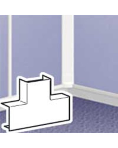 Т-образное ответвление для мини-плинтуса DLPlus 32x16 белый Legrand 033330 в Березниках Аксессуары для кабель-канала Pintop.ru