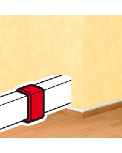 Накладка на стык DLPlus 60х16/20 белый Legrand (033608) в Березниках Аксессуары для кабель-канала Pintop.ru