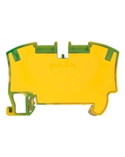 Пружинная клемма Viking 3 заземляющая однополюсная 2 проводника шаг 8 мм желто-зеленый Legrand 037272 в Березниках Клеммные колодки Pintop.ru