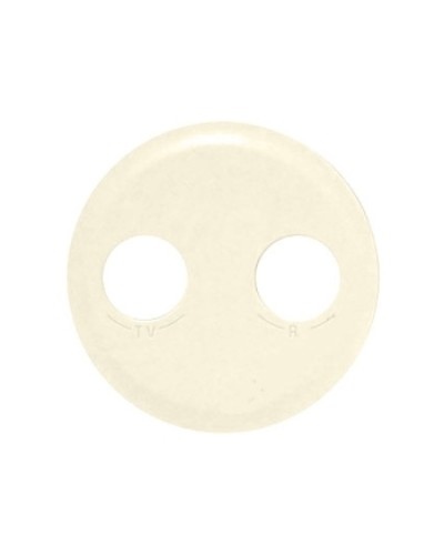 Лицевая панель для розетки TV/FM слоновая кость Celiane Legrand 066232 в Березниках Аксессуары для кабель-канала Pintop.ru