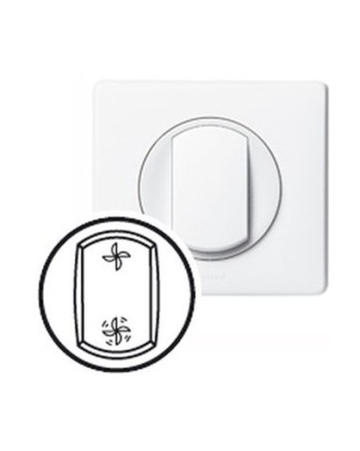 Клавиша Вентиляция белая CelianeLegrand 068061 в Березниках Аксессуары для кабель-канала Pintop.ru