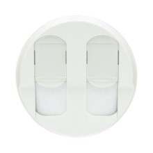 Лицевая панель для розеток 2хRJ45 белый Celiane Legrand 068252