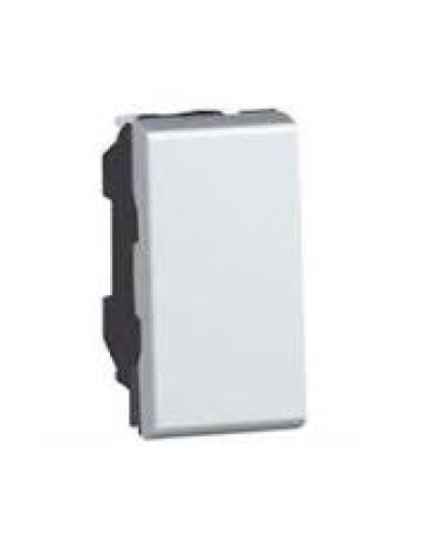 Переключатель на 2 направления Mosaic 1 модуль 10 AX алюминий Legrand 079201 в Березниках Аксессуары для кабель-канала Pintop.ru