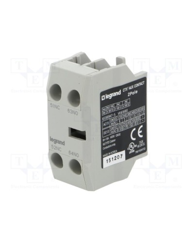 Блок вспомогательных контактов Legrand 416850 в Березниках Дополнительное оборудование для сетей Pintop.ru