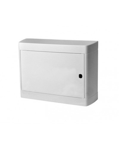 Накладной распределительный щит Nedbox с белой дверью 1 рейка х 12 (+1) модулей Legrand 601236 в Березниках Боксы для автоматов Pintop.ru