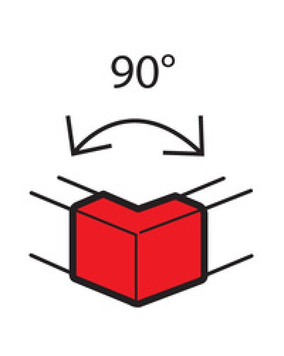 Угол внешний для кабель-канала METRA 100x50 Legrand (638012) в Березниках Аксессуары для кабель-канала Pintop.ru