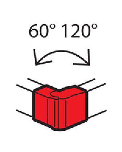 Угол внешний изменяемый для кабель-канала METRA 100x50 Legrand (638032) в Березниках Аксессуары для кабель-канала Pintop.ru