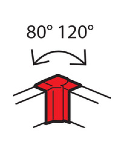 Угол внутренний изменяемый для кабель-канала METRA 160x50 Legrand (638091) в Березниках Аксессуары для кабель-канала Pintop.ru