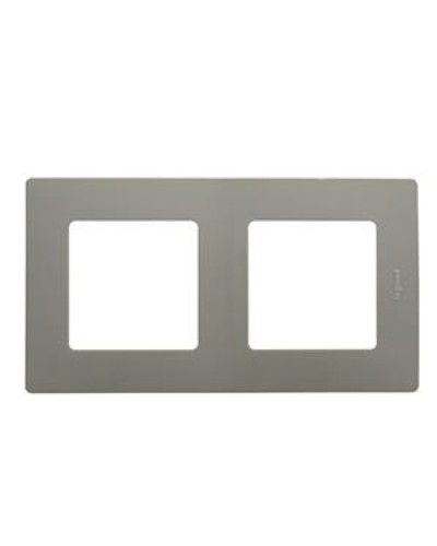 Рамка 2 поста Etika светлая галька Legrand 672522 в Березниках Аксессуары для кабель-канала Pintop.ru