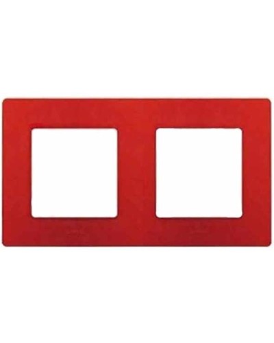 Рамка 2 поста Etika красный (10 шт/уп) Legrand 672532 в Березниках Аксессуары для кабель-канала Pintop.ru