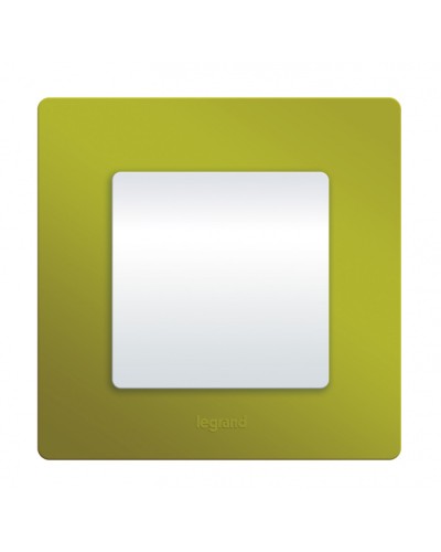 Рамка 1 пост Etika зеленый папоротник Legrand 672541 в Березниках Аксессуары для кабель-канала Pintop.ru