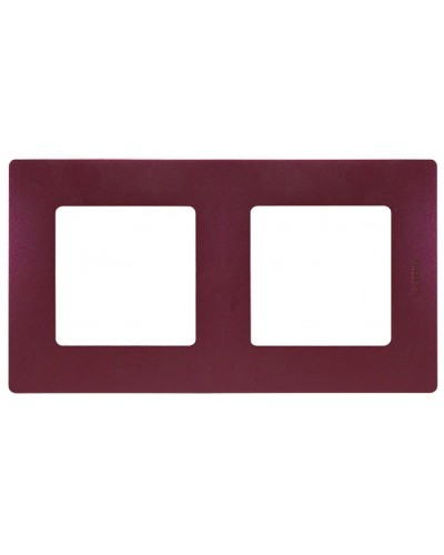 Рамка 2 поста Etika сливовый Legrand 672562 в Березниках Аксессуары для кабель-канала Pintop.ru