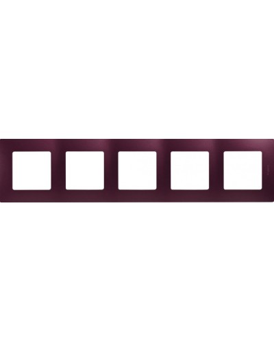Рамка 5 постов Etika сливовый Legrand 672565 в Березниках Аксессуары для кабель-канала Pintop.ru