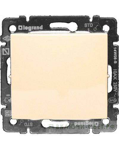 Переключатель на два направления Valena 10 AX 250 В слоновая кость Legrand 774306 в Березниках Аксессуары для кабель-канала Pintop.ru