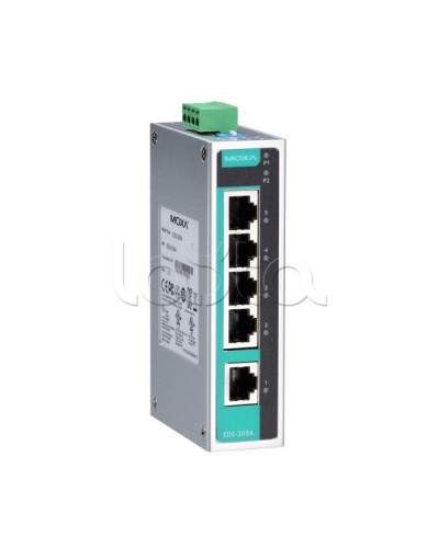Коммутатор неуправляемый промышленный 5-портовый Moxa EDS-205A-T в Березниках Коммутаторы Pintop.ru