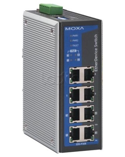 Коммутатор неуправляемый промышленный 8-портовый Moxa EDS-308-T в Березниках Коммутаторы Pintop.ru