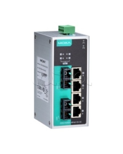 Коммутатор PoE 6-портовый Moxa EDS-P206A-4PoE-MM-SC в Березниках Коммутаторы Pintop.ru