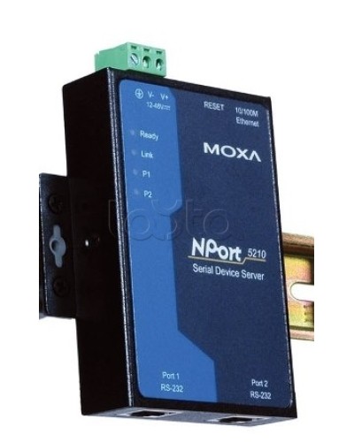 Сервер 2-портовый RS-232 в Ethernet Moxa NPort 5210 в Березниках Дополнительное оборудование для ОПС Pintop.ru