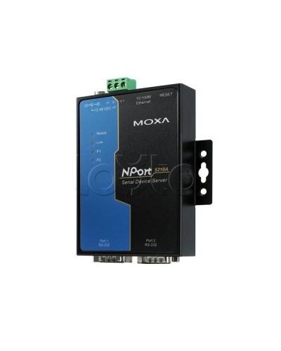 Сервер 2-портовый RS-232 в Ethernet Moxa NPort 5210A-T в Березниках Дополнительное оборудование для ОПС Pintop.ru