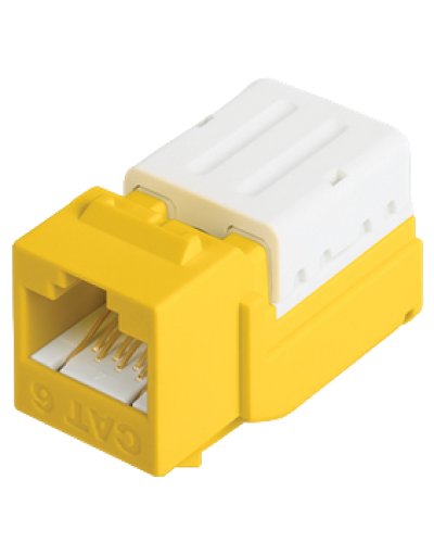 Модуль-вставка NIKOMAX (NMC-KJUE2-FT-YL) в Березниках Модули Keystone Pintop.ru