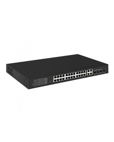 PoE коммутатор Fast Ethernet на 24 x RJ45 портов + 4 x GE Combo uplink порта NST NS-SW-24F4G-P в Березниках Коммутаторы Pintop.ru
