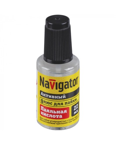 Флюс Navigator 93 262 NEM-Fl01-F22 (паяльная кислота, 22 мл) в Березниках Аксессуары для кабель-канала Pintop.ru
