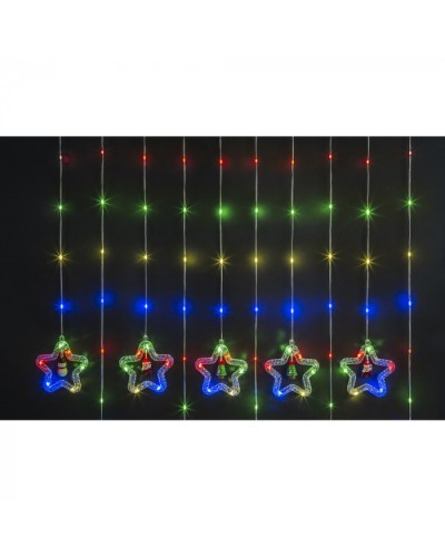 Гирлянда Navigator 95 012 NGF-D035-01 (бахрома звезды и фигурки WW 3*0.6м IP20) в Березниках Источники света(Лампы) Pintop.ru