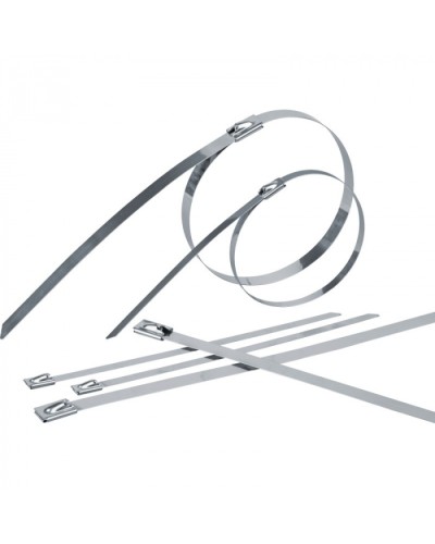 Хомуты стальные Navigator 82 386 NCT-S-046-200-50 (50 шт/упак) в Березниках Стяжки-хомуты Pintop.ru