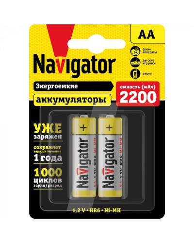 Аккумулятор Navigator 94 785 NHR-2200-HR6-RTU-BP2 в Березниках Электротехническое оборудование Pintop.ru