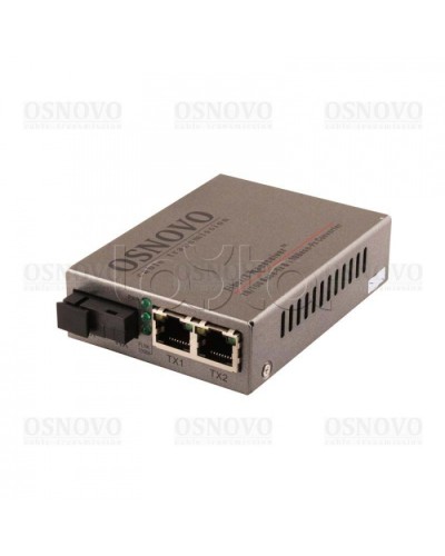 Медиаконвертер Fast Ethernet OSNOVO OMC-100-21S5a в Березниках Медиаконвертеры Pintop.ru