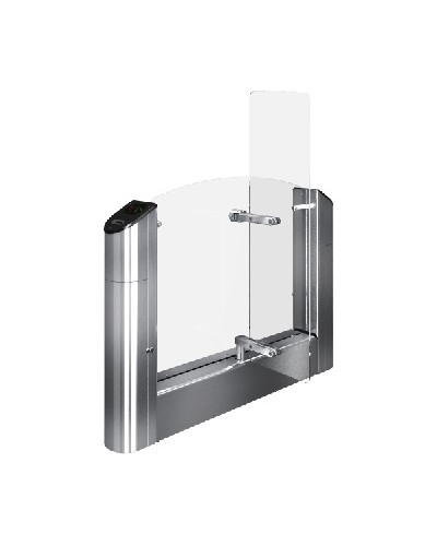 Модуль турникета крайний с высокими створками и картоприемником Oxgard Praktika T-04-SMTК-R-660(Mifare) в Березниках Турникеты Pintop.ru