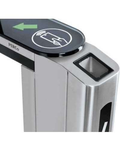 Передняя панель скоростного прохода PERCo-ST-01 со встроенным сканером штрихкода PERCo-FP01Q.1 в Березниках Ограждения Pintop.ru