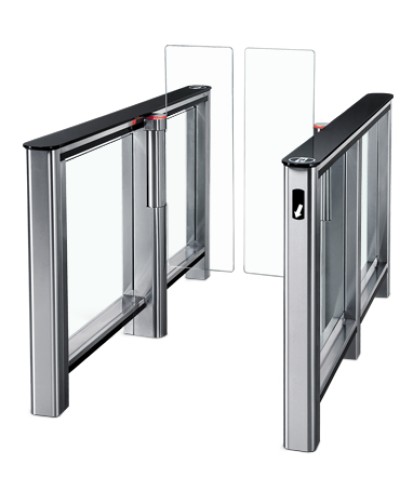 Турникет PERCo-ST-01 с крышками из закал. стекла со створками Створки шириной 300 мм в Березниках Турникеты Pintop.ru