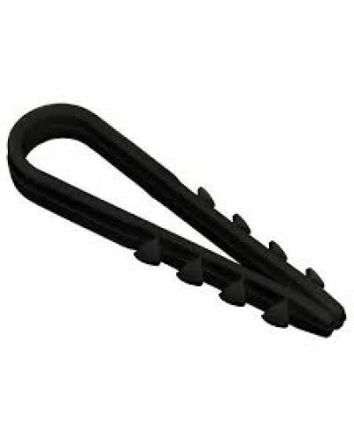 Дюбель-хомут 19-25 черный (100шт/уп) PROCONNECT 07-4523 в Березниках Стяжки-хомуты Pintop.ru