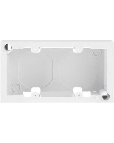 Короб накладной для лицевых панелей 80х150 под 4 модуля 45х22,5 Mosaic 03-0127 в Березниках Распределительные коробки Pintop.ru