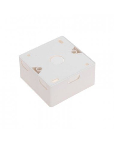 Короб накладной для лицевых панелей 80х80 под 2 модуля 45х22,5 Mosaic 03-0126 в Березниках Распределительные коробки Pintop.ru