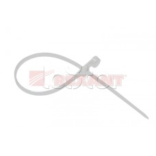 Хомут-стяжка нейлоновый под винт 2.5х100 мм белый (100шт/уп) REXANT 07-0104