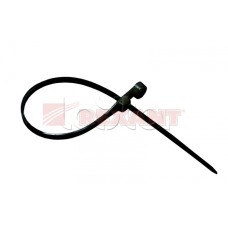 Хомут-стяжка нейлоновый под винт 2.5х100 мм чёрный (100шт/уп) REXANT 07-0105