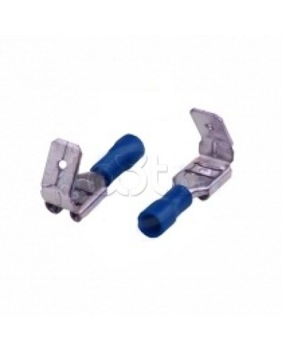 Клемма плоская изолированная 1.5-2.5 мм² (КПИ гнездо+штекер - 7.4мм+6.3мм) (100шт/уп) REXANT 08-0424 в Березниках Клеммные колодки Pintop.ru