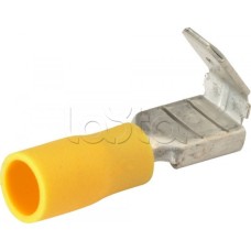 Клемма плоская изолированная 4-6 мм² (КПИ гнездо+штекер - 7.4мм+6.3мм) (100шт/уп) REXANT 08-0452