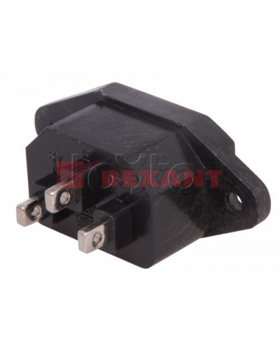 Гнездо сетевое на корпус (25шт/уп) REXANT 11-0001 в Березниках Коннекторы Pintop.ru